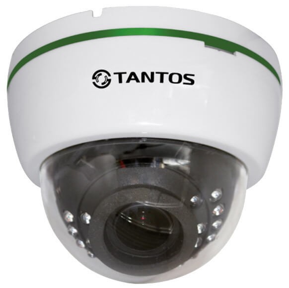 HD-камера для видеонаблюдения купольная TANTOS TSC-DI1080PUVCV f=2.8-12