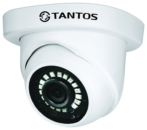 HD-камера для видеонаблюдения купольная TANTOS TSC-E2HDFN f=3.6