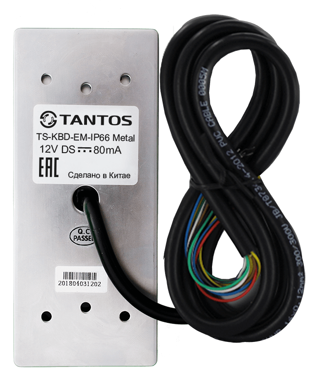 Кодонаборная панель TANTOS TS-KBD-EM-IP66 Metal