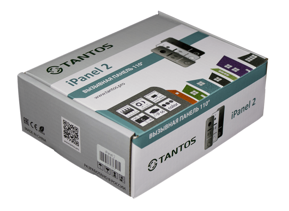 Вызывная панель цветного видеодомофона TANTOS iPanel 2 (Metal)